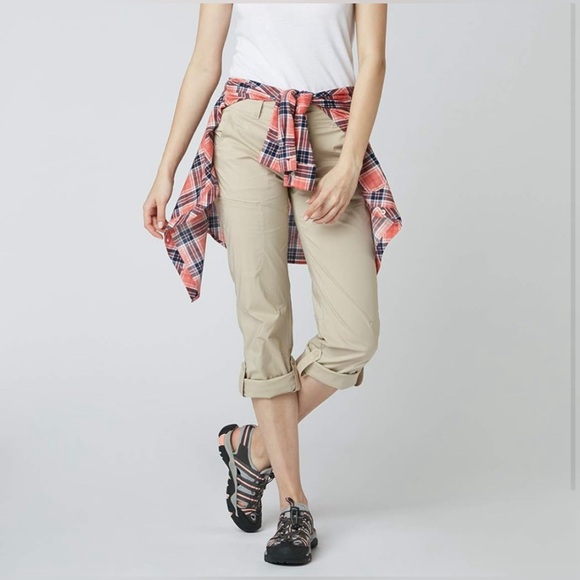 NEW CQR Women's Hiking Pants, Quick Dry Stretch UPF 50+ Sun Protective - Sz 12 - Picture 4 of 10